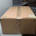 GOHOME 128x120 Oversized King Comforter All Season Extra Large King Size Microfiber Comforter Quilted Down Alternative Duvet Insert with 8 Corner Tabs (White)