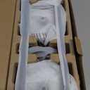 uuffoo 2 Pack Rechargeable Table Lamp Cordless Battery Operated Lamps Shower Lamp Bathroom Lamp with 3 Colors Stepless Dimming, Desk Lamp for Restaurant, Patio, Bedroom, Bar (Black)