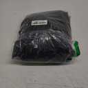 CLERKMANS Unisex Matte Graduation Cap Gown Tassel Package, High School and University (63 (6'6"-6'8"), Black)