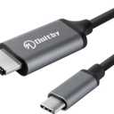 USB C to HDMI Cable 4K, USB Type C to HDMI Cable Adapter for iPhone 15/15 Pro/Max, Samsung Galaxy S24/S23/S22/S21/S20/Note20, MacBook Pro/Air, iMac, Steam Deck, Surface, Dell and More-10ft