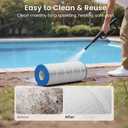 Future Way C1200 Pool Filter Cartridge Replacement for Hayward Star Clear Plus C1200, Replace Pleatco PA120, Hayward CX1200RE, Unicel C-8412, 120 sq.ft