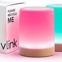 LuvLink Friendship Lamp v2.0 - Extended Wifi Range - Simple Bluetooth Setup (Set of Two)