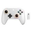 8BitDo Ultimate 2 Wireless Controller for Windows PC, Apple, Steam & Android, Gaming Controller with TMR Joysticks, Hall/Tactile Triggers, Motion Control, RGB Fire Ring, 1000Hz Polling Rate, White