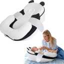Rootling Baby Feeding Pillow, Anti Overflow Feeding Pillow for Reducing Spit-Up, Safety Nursing Pillow, Baby Lounger Reflux Wedge Breastfeeding, Removable top and Bottom