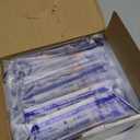 100 Pack 1ml Syringes with Needle - 25G 1 inch Disposable 1cc Syringe for Scientific Lab Use, Sterile Individually Wrapped