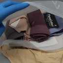 Mama Cotton Women's Over The Bump Maternity Panties High Waist Full Coverage Pregnancy Underwear Multi-Pack, Large