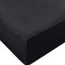 Bedding Twin Fitted Sheet - Bottom Sheet - Deep Pocket - Soft Microfiber - Shrinkage and Fade Resistant - Easy Care -1 Fitted Sheet Only 