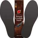 Cowhide Leather Insoles, Deodorizing, Flat Shoe Sole Inserts for Sneakers & Leather Shoes,Thick Genuine, Unisex, Free-Cut (9.8–12.2 Inches) (Tobacco Brown)