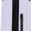 Flying Axis Collection Lightweight Hardside Expandable 8-Wheel Spinner Luggage, Lavender, 24-Inch Checked