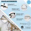 MARE AZZURO Large Reading Glasses Men Flexible Square Readers 1.0 1.25 1.5 1.75 2.0 2.25 2.5 2.75 3.0 3.5 4.0 5.0 6.0 (Grey)