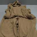 PRETTYGARDEN Womens Summer Jumpsuits Dressy Casual One Piece Outfits Sleeveless Mock Neck Wide Leg Pants Rompers with Pockets (Small, Camel)