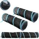 INTURN Cat Furniture Tent for Indoor and Outdoor Playpen Portable Cat Tunnels, Outdoor Kennel (2 Tunnels)