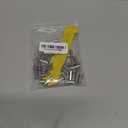 Muzata 50 Pack 1/8" Cable Railing Protector Sleeves T316 Stainless Steel Protective Sleeves Deck Cable Railing Hardware Kit for Wood Posts CR13