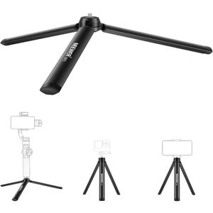 NEEWER Mini Metal Tripod, Table Stand, Desktop Compact Tripod Compatible with Crane M2, Smooth Q2, Gimbal Grip Stabilizer and All Cameras