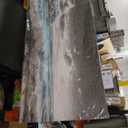 Ocean Decor Beach Wall Art Pictures for Bedroom Living Room Home Office Kitchen Beach Wall Decor Large Framed Canvas Wall Art Beach Seagulls Light Clouds Blue Waves Artwork 24inch*48inch