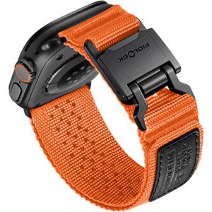 Bandletic Compatible with Apple Watch Ultra 3 2 Band 49mm for Men, Soft Breathable Nylon Strap with Magnetic FIDLOCK Hook Buckle for iWatch Series 11/10 46mm, 9/8/7 45mm, SE/6/5/4 44mm, 3/2/1 42mm