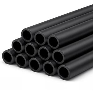 Pangda 12 Pcs Carbon Fiber Rod 6 x 4 x 1000mm Rod Black Round 6mm Hollow Matte Pole Tubing for Rc Airplane Repair DIY Craft Kite Model Remote-Controlled Airplanes Drones Project