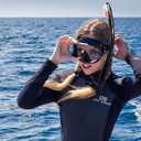 Snorkel Set Pano 3 Window Adult Snorkeling Gear, Professional Snorkel Goggles Anti-Fog Diving Mask, Anti-Leak Swim Goggles and Dry Top Snorkel for Diving, Snorkeling, Swimming