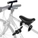 Detachable Front Mounted Kids Bike Seat with Handlebar & Foot Pedals for Children 2-5 Years, Toddler Bike Seat for Adult Bicycle, Secure & Comfortable Bike Attachment for Kids