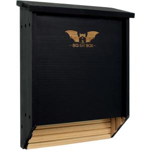 BIGBATBOX - Bat House for Outdoors - Clean Your Backyard from Mosquitoes - Wooden Bat House Kit - with Our Proven Bat Box Design
