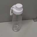 Water Bottle 32oz, clear water bottle with Spout Lid and Carry Handle, Reusable, Tritan, BPA Free, Hiking Water Bottle Suitable for Travel, Outdoors, Gym, Travel, Home, School (Clear)