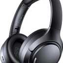 Hybrid Active Noise Cancelling Bluetooth 6.0 Headphones 120H Playtime 6 ENC Clear Call Mic, Over Ear Headphones Wireless with Hi-Res Audio Comfort Earcup Low Latency ANC Headphone for Travel Workout