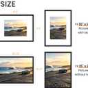 upsimples 15x21 Picture Frame, Wall Decor Poster Frames, Black 1 Pack