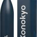 Konokyo Insulated Water Bottles,25 oz Double Wall Stainless Steel Vacuum Metal Flask for Sports Travel, Navy Blue