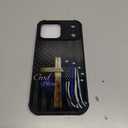 Case for iPhone 17 Pro Max Case,god Bless American Flag Case for iPhone 17 Pro Max Design for Men Boys [Anti-Scratch] Non-Slip+Shockproof Rugged TPU Protective Case