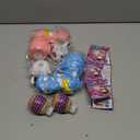 Easter Bubble Guns for Toddlers & Kids: Easter Basket Stuffers 2-Pack Bunny & Egg Themed - Leak-Proof Bubble Blaster Toys with Refill Solution - Perfect for Easter Egg Hunt & Outdoor Party (Blue-pink)