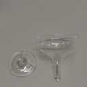 Zopeal 30 Pcs Champagne Coupe Glasses 5 oz Plastic Champagne Tower Disposable Martini Glasses Stackable Stemmed Margarita Coupe for Wedding Birthday Halloween Party Bar (White,Transparent)