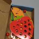 Wooden Lacing Threading Toys Fine Motor Skill Toys for 3 Year Old Educational and Learning Montessori Toddler Travel Toy 1 Strawberry and 1 Dog