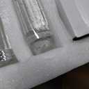 Rectangular Chandeliers 26-Lights Long Light for Entryway LED Dimmable Chandeliers Lighting Fixture Flat Sloped High Ceiling Pendant Lights Crystal for Living Room Foyer Hallway Staircase Gold