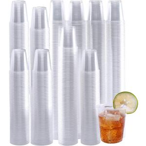 3oz Disposable Plastic Cups 500 Pack,Small Mouthwash Cups, Bulk Sample Tumblers for Home, School, Office, Parties, or Commercial Use