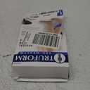 Truform 20-30 mmHg Compression Stockings for Men and Women, Thigh High Length, Dot-Top, Open Toe, Charcoal, 2X-Large