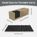 Portable Feet Acupressure Mat, Foldable Foot Massager Mat, Pressure Point Massage Pad, Anti Fatigue Office Standing Desk Pad, Stand Up Pad, Relieve Foot Pain