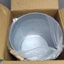 OBTANIM 3 Pack 8 Quart Galvanized Metal Buckets Champagne Drink Cooler Storage Ice Pails with Handle for Plants, Succulents, Party Favors Organizing Home Parties Bar Cooling Supplies