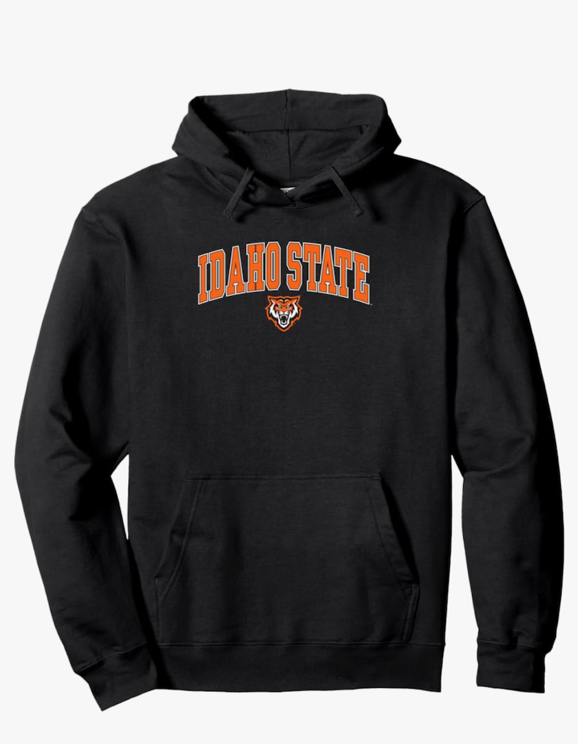 Idaho State Bengals Arch Over Officially Licensed Pullover Hoodie 2XL