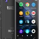 HIFI WALKER G7 Android 13 MP3 Player with Bluetooth & WiFi, 3GB RAM, 144GB Total Storage, 4 Touchscreen MP3 MP4 Music Player with Speaker, Camera & Parental Control Settings (Black, 144GB)