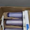 Max Water 3 Stage (Good for City & Cottage Water) 10 inch Standard Water Filtration System for Whole House - Pleated Sediment + Sediment + GAC -  Inlet/Outlet - Model : WH-SC7