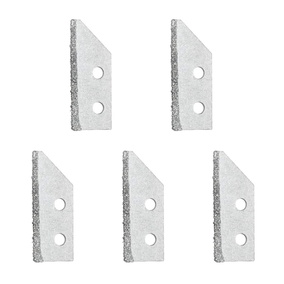 Coitak 5 Pieces Replacement Blades for Tile Grout Saw Angled Grout Saw Tile Cleaning