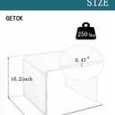 Acrylic Kids Step Stool 13" W - Water-Resistant Bathroom Stool, 200 lbs Capacity, No Assembly Required
