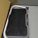 HBTower Aluminum Step Stool with Handle for Elderly, Lightweight Step Stools for Adults Seniors with Non-Slip Rubber Feet, Stepping Stools for Bedroom Kitchen Bathroom, Bed Steps for High Beds