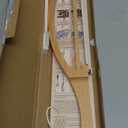 Adjustable Bread Knife for Homemade Bread - Bread Cutter with 1/2-inch and 1-inch Thickness Guides - 17-inch Bread Knife - Bow Design Easy to Cutting Even Slices for Baguettes and Sandwiches and More (Beech Color A)