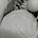 5.4Ft/165cm Posable Halloween Skeleton, Full Body Life Size Skeleton with Movable Joints for Indoor Outdoor Halloween Decorations, Spooky Party Props Decor