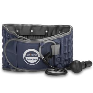 Decompression Belt - Inflatable Spinal Traction Brace for Lumbar Support and Lower Back Pain, Back Reliever for Men and Women, Navy Blue (29-49 Inch Waist) (M)