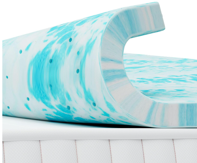 4 Inch Mattress Toppers Memory Foam Cooling Gel Infused for Enhanced Comfort, CertiPUR-US Certified Breathable Bed Topper Pad with Support for Sleeper Sofa Couch RV Camper, Twin XL