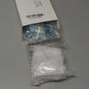 Yinkin 30 Pieces Baptism Rosary Catholic Mini Rosaries Baptism Favors for Guests Party Favors Rosary Beads 30 Pcs Organza Bags for Christening Weddings First Communion Gift(Light Blue)