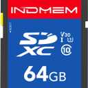 64GB SD Card, High Speed up to 90M/S, C10/U3/V30, SDXC UHS-I Memory Cards, Full HD & 4K Video Compatible with Digital Camera, HD Camcorders, DSLR and PC, 64GB(1pc)