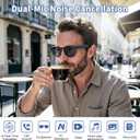 AI Smart Glasses with 8MP Camera ,Photo Capture,4K Video ,Real Time Translation, Recording,GPT Identify Objects, Open-Ear Audio,Photochromic Lenses Bluetooth Wearable tech Glasses for Travel Vlog Work